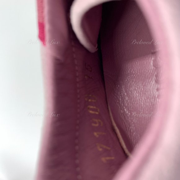 Auth Gucci Baby Pink Logo Shoes Size EU 16 - Picture 11 of 15